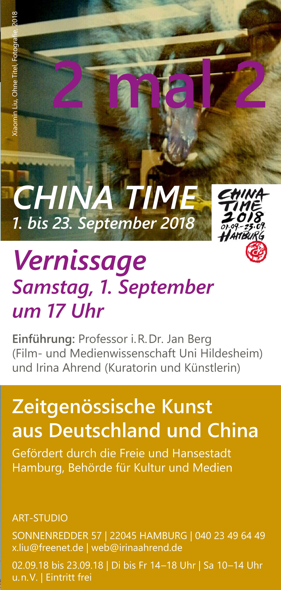 China Time im Artstudio_Deutsch chinesische Kunst_Hamburg